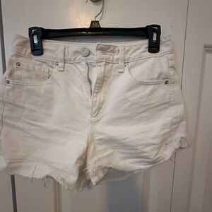 Garage white Jean shorts